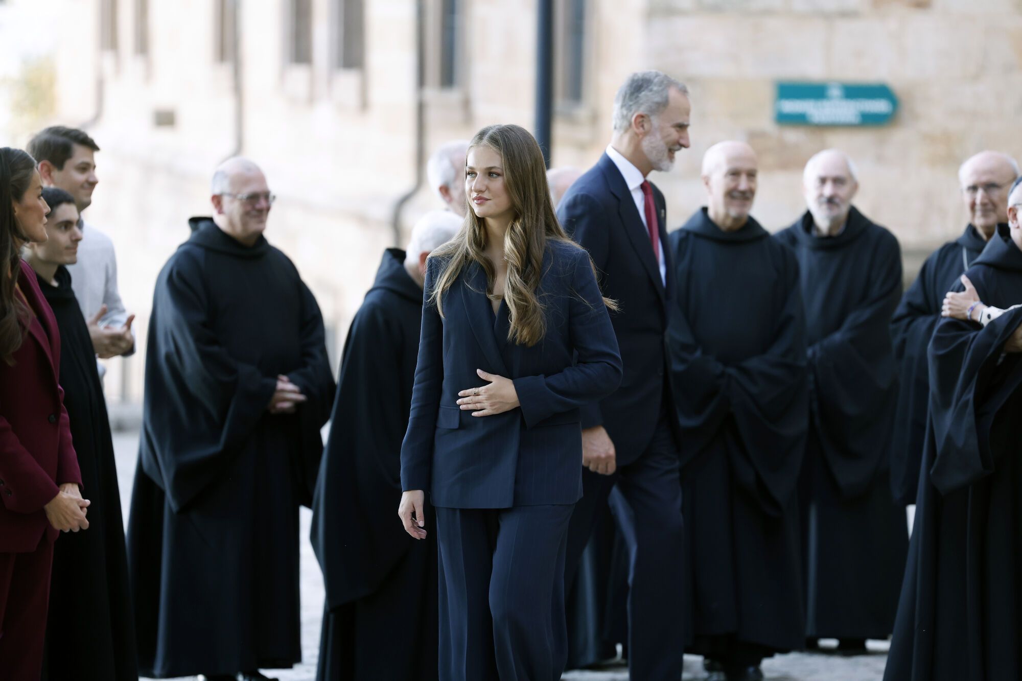 EN IMÁGENES: Leonor se da un baño de multitudes en su estreno como Princesa de Viana