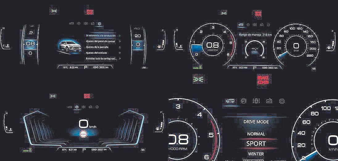 Cuadro de mandos del SsangYong Korando