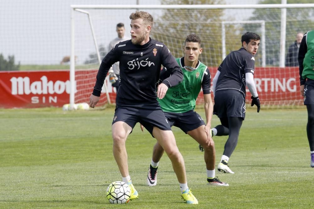 Entrenamiento del Sporting