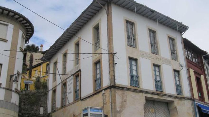 La Casa del Pescador en Lastres, el edificio que la cofradía quiere rehabilitar.