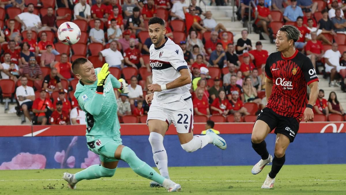 El Mallorca disputó ante el Bolonia el pasado Ciutat de Palma.