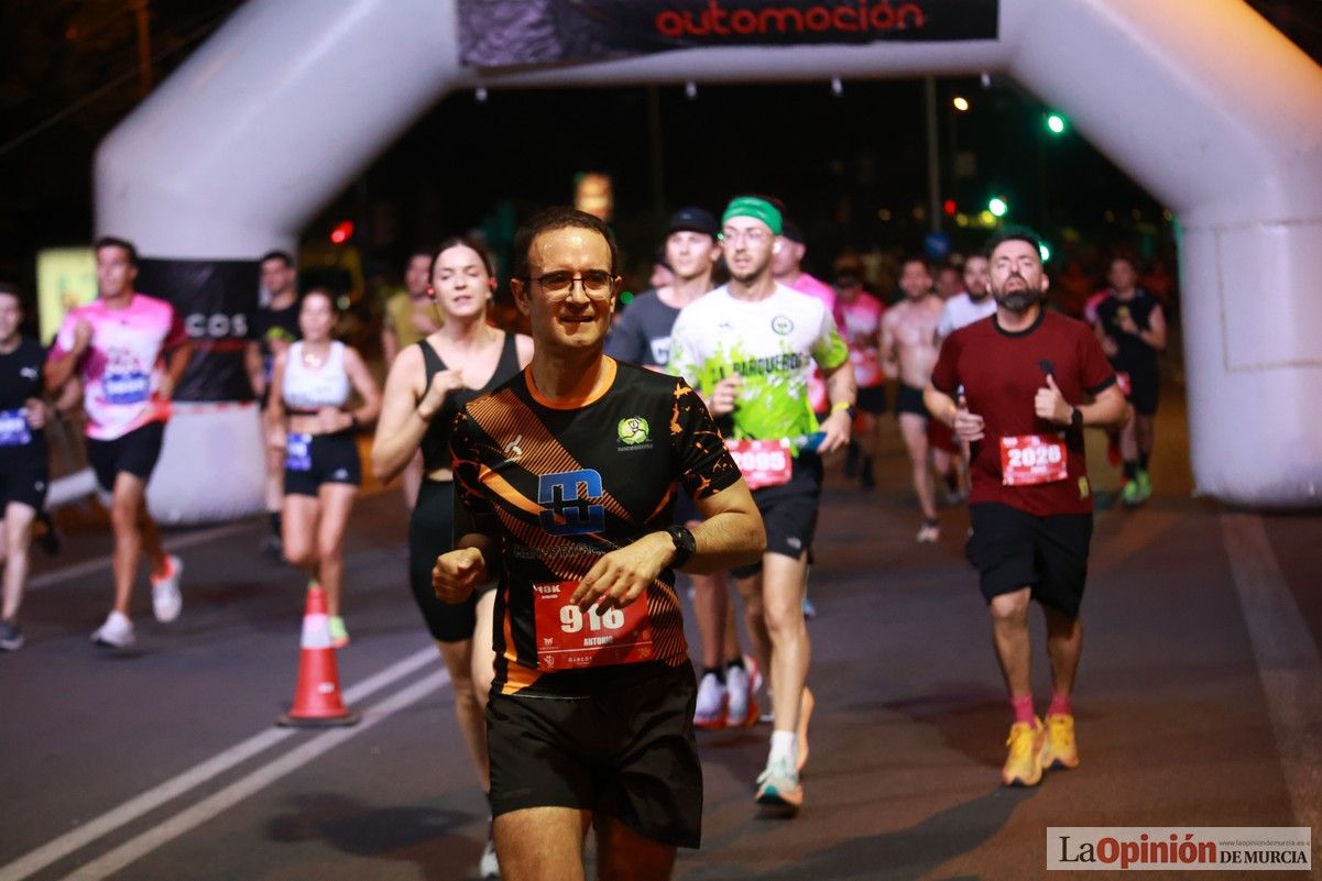 Las mejores imágenes de la carrera nocturna de Murcia