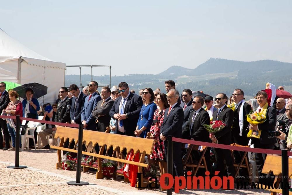 Ofrenda de flores en Caravaca