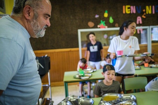 Campamento de verano con la participación de 150 niños en el Colegio Miguel Pintor