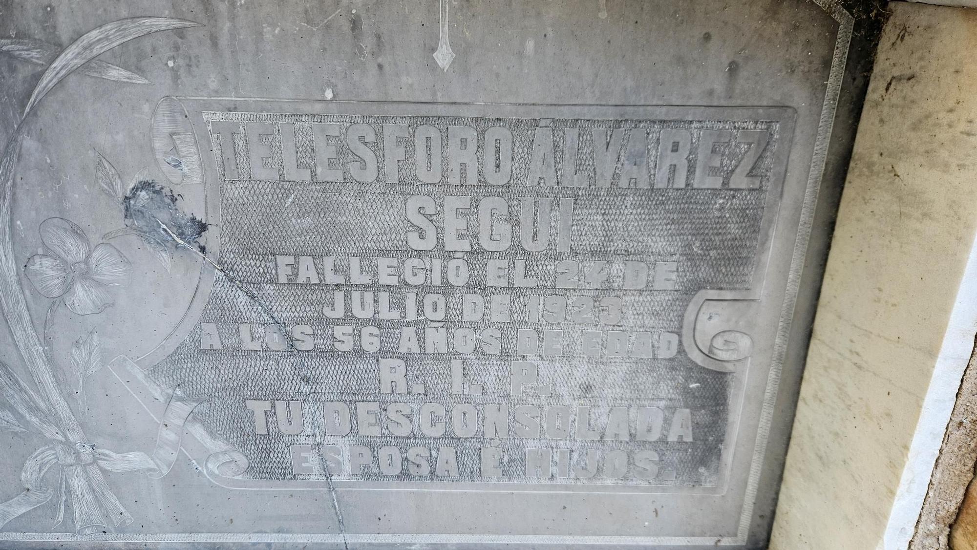 Nombres insólitos en el Cementerio General de València