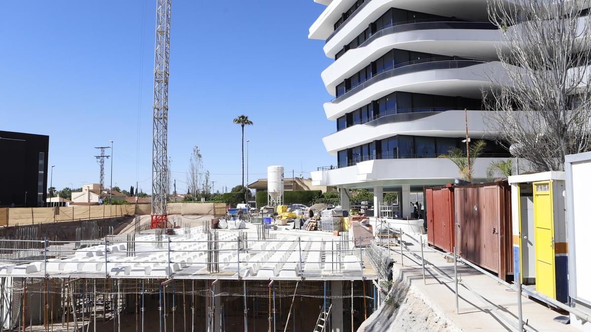 Obras ya en ejecución en 'El Gato'.