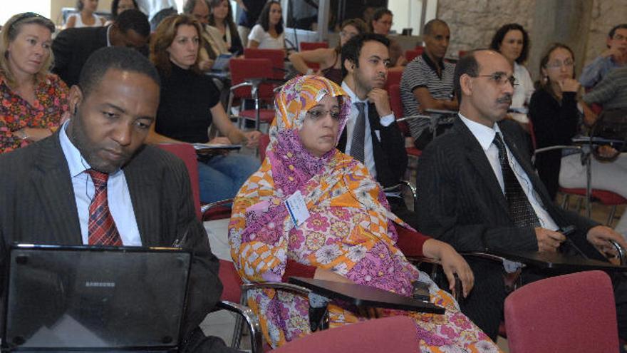 Seminario sobre Canarias como plataforma de cooperación sanitaria con África Occidental en Casa África en 2010.