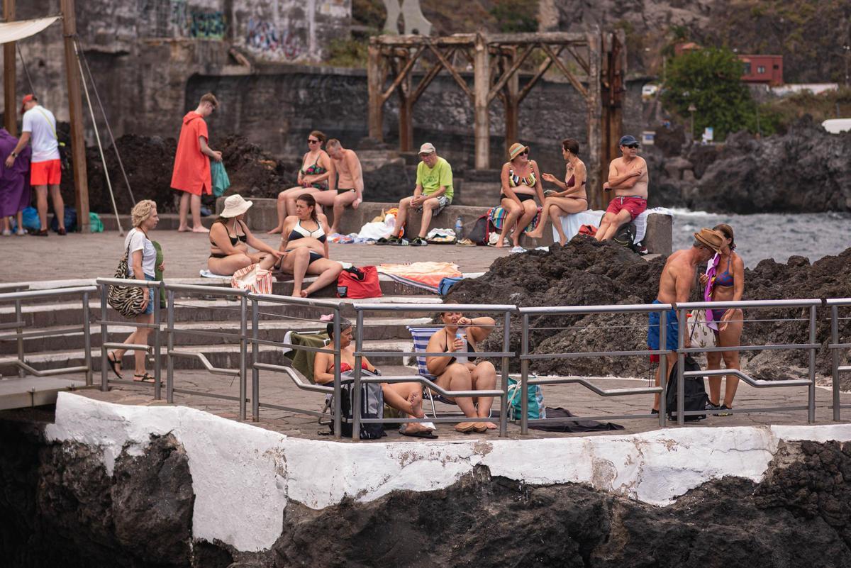 Una jornada en El Caletón, en Garachico Una jornada en El Caletón, en Garachico