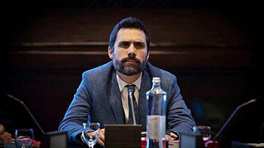 El president del Parlament, Roger Torrent