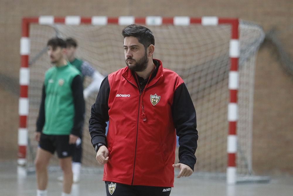 El primer entrenamiento de Josan con el Córdoba Futsal en imágenes