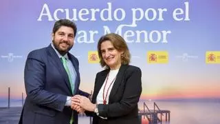 López Miras y Ribera sellan la paz e inician una nueva etapa en el Mar Menor
