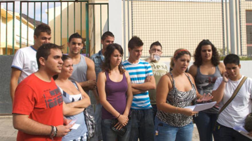 Alumnos del centro educativo majorero.