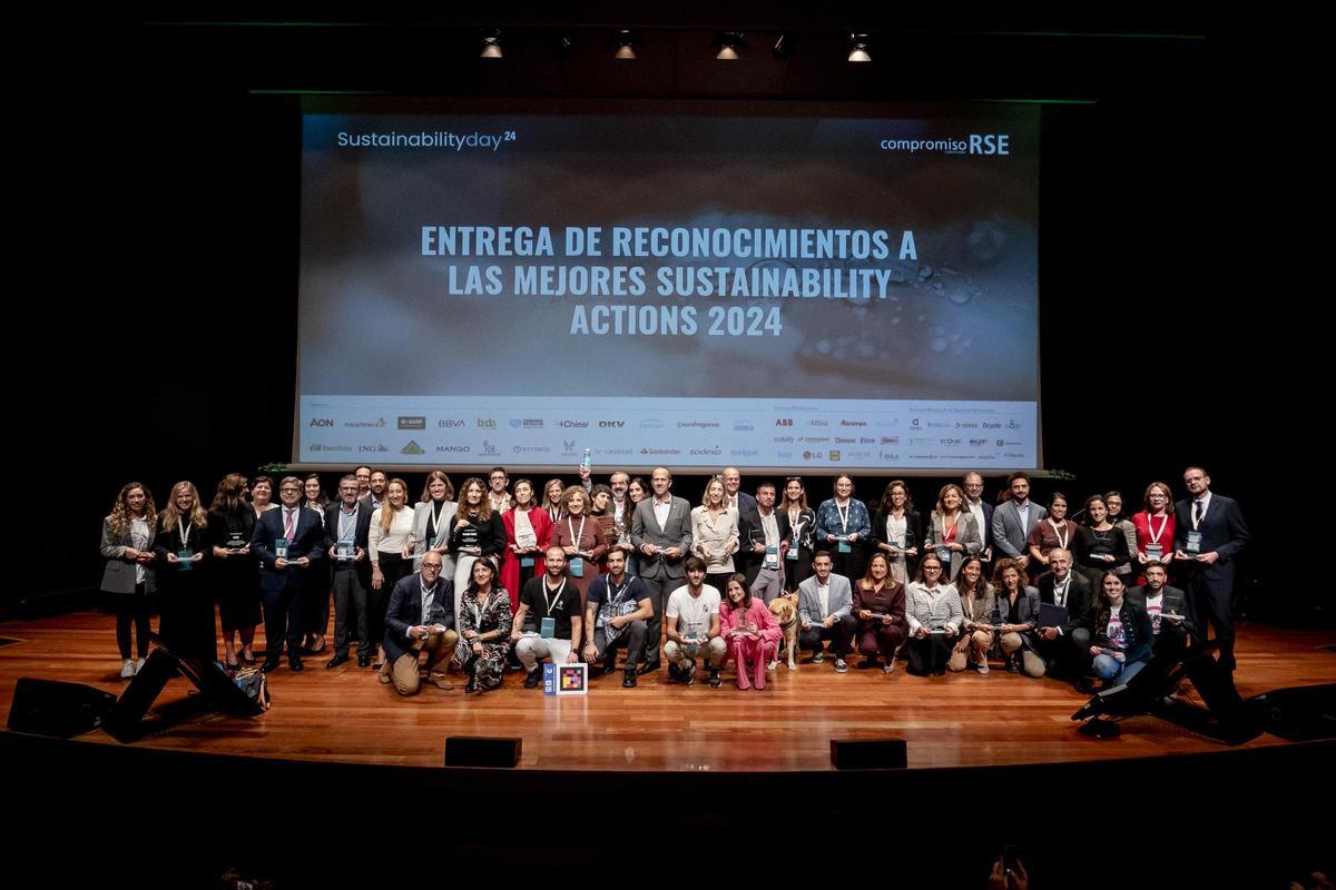 Entrega de reconocimientos a las mejores Sustainability Actions 2024.
