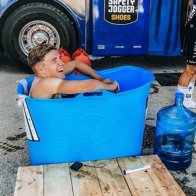 El Tourmalet: el ‘niño’ belga al que siguen 50 periodistas