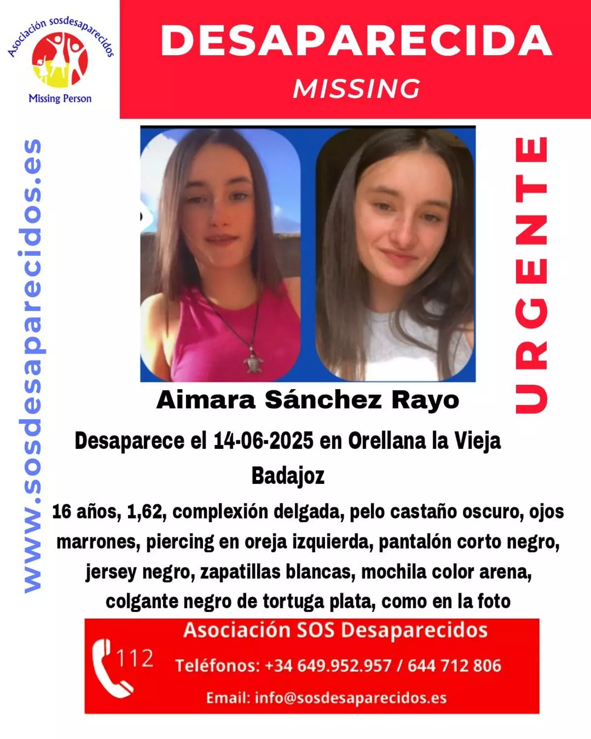 Buscan a una menor de edad desaparecida en Orellana la Vieja