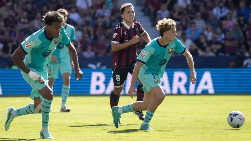 El 1x1 del FC Barcelona frente al Levante al descanso