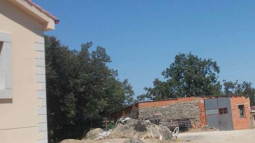 Edificios de Palazuelo a los que favorecerá la boca de riego.