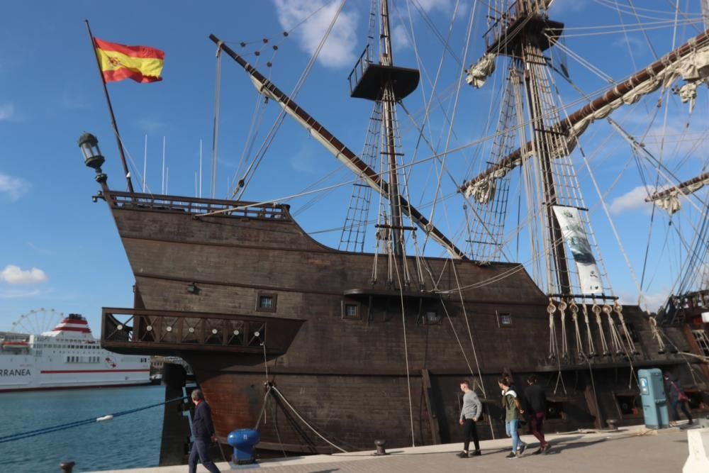 Réplica de los grandes galeones españoles del Siglo de Oro, estará atracado en el puerto hasta el 7 de enero