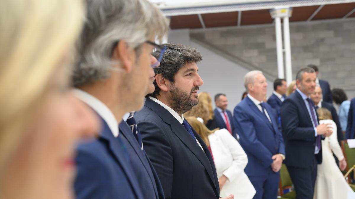 El presidente en funciones de la Región de Murcia, Fernando López Miras