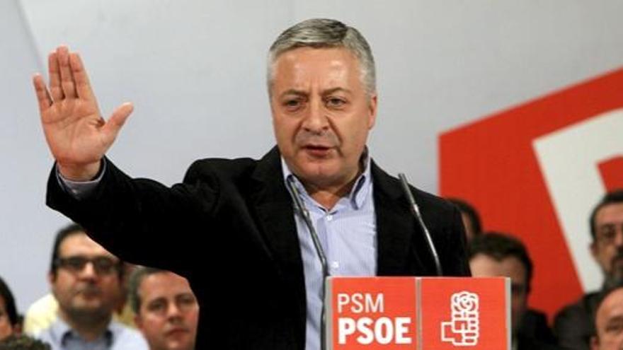 José Blanco, durante su discurso en Madrid.