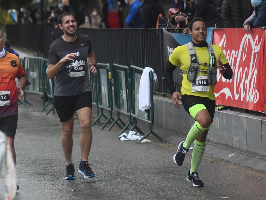 Llegada y podios de la 10k, la media maratón y la maratón de Murcia (I)