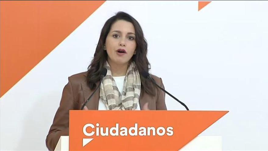 Arrimadas: "Sánchez ha puesto a la Abogacía del Estado al servicio de Junqueras"