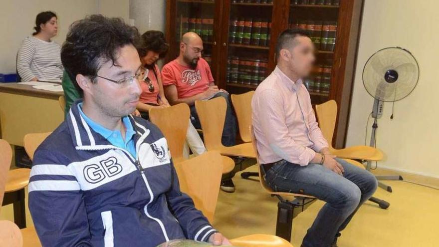 José Ramón Abal en el juicio que se celebró el pasado martes en Cambados. // Noé Parga