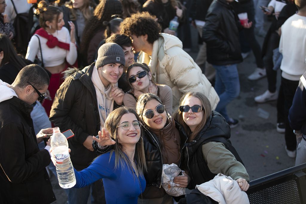 Las imágenes de la macrofiesta universitaria en La Fica (27/01/2023)