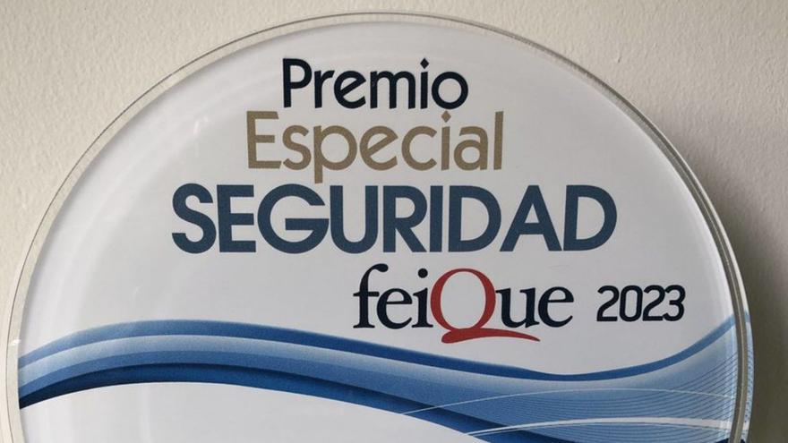 Premio Especial de Seguridad 2023 que ha recibido Sabic.