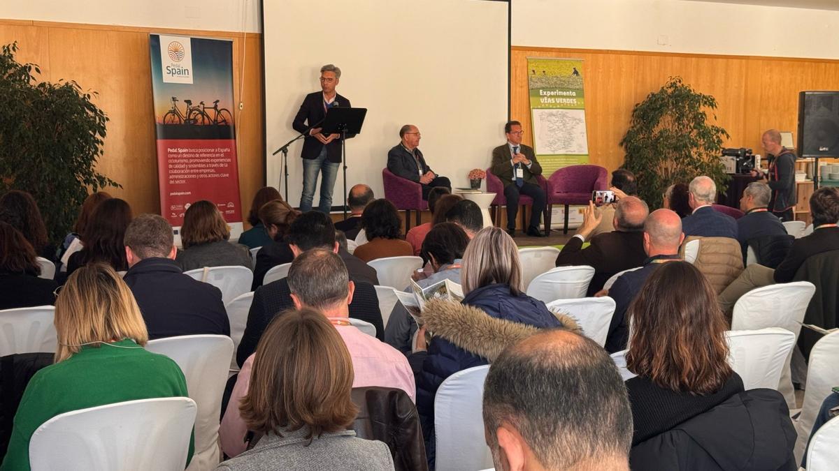 El vicepresidente primero de la DIputación de Córdoba, Andrés Lorite, durante la inauguración de las jornadas.