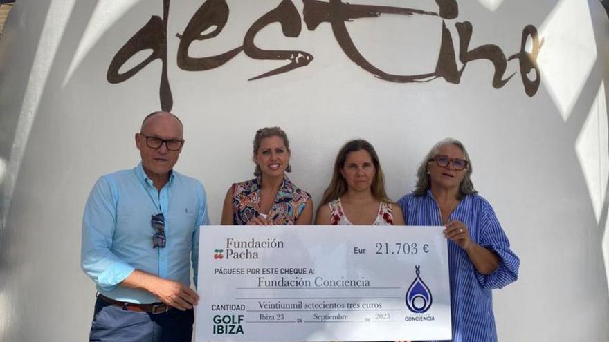 Fundación Pacha entrega 21.703 euros a la Fundación Conciencia