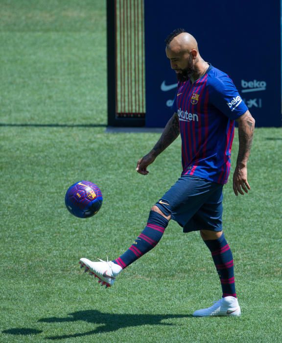 Presentació d'Arturo Vidal