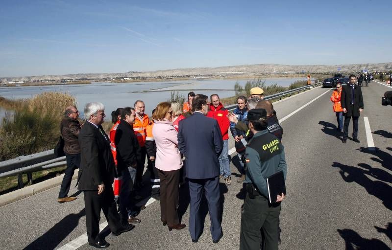 Fotogalería de la visita de Rajoy a la ribera del Ebro