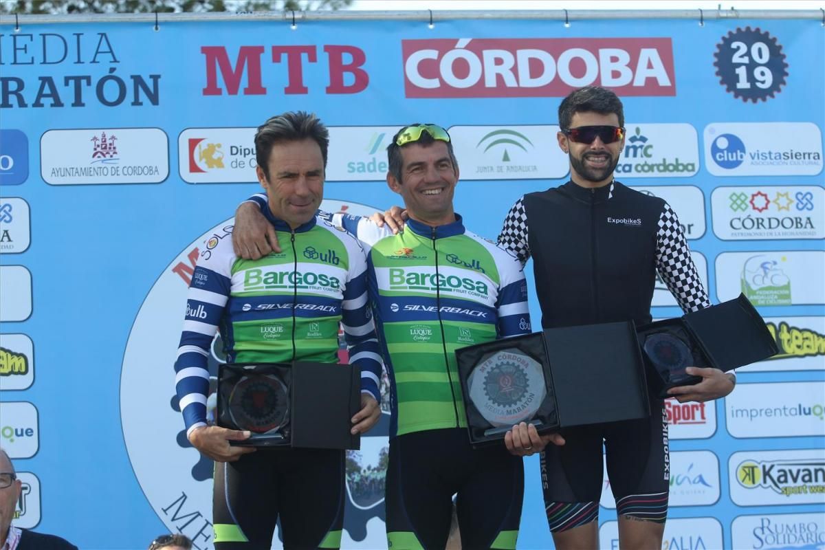 Los podios de la quinta Media Maratón MTB CÓRDOBA