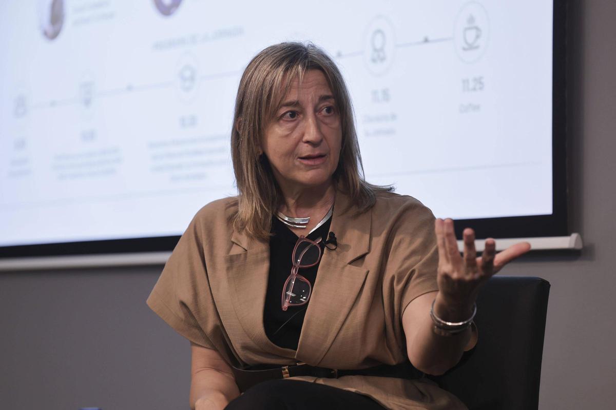 Victoria Majadas Morales, socia fundadora de Smart To People, durante su intervención en el foro.