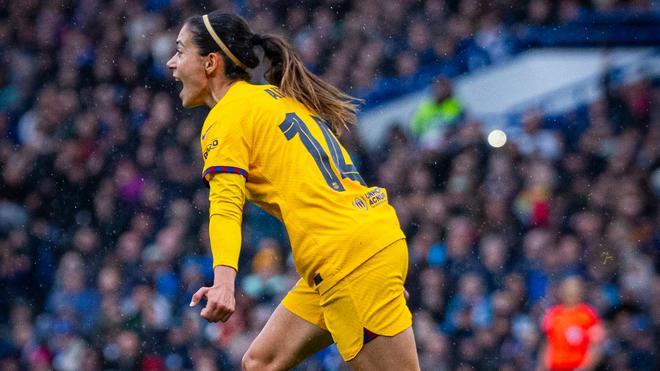 Aitana Bonmatí, goleadora frente al Chelsea en Stamford Bridge