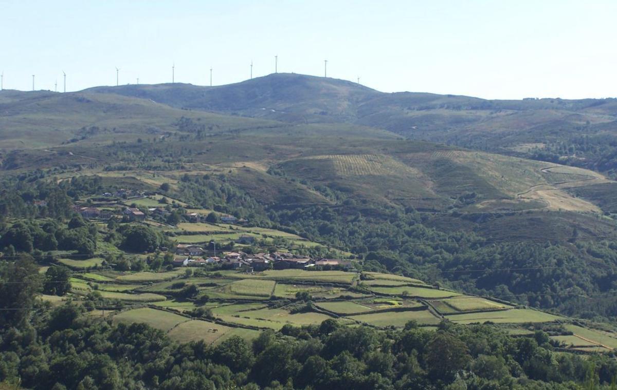 A meda do monte do Seixo. |