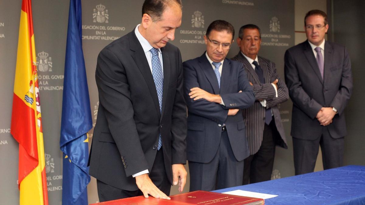 El nuevo conseller, Juan Carlos Valderrama.