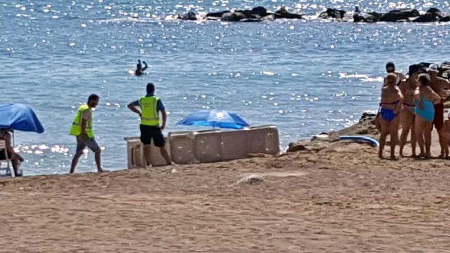 Fallece un bañista en la playa de Vinaròs