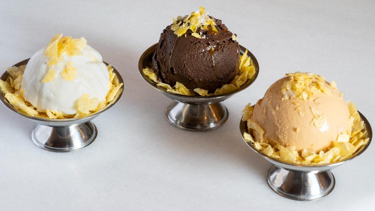 Helados con Lay's en Pilla Tortilla.