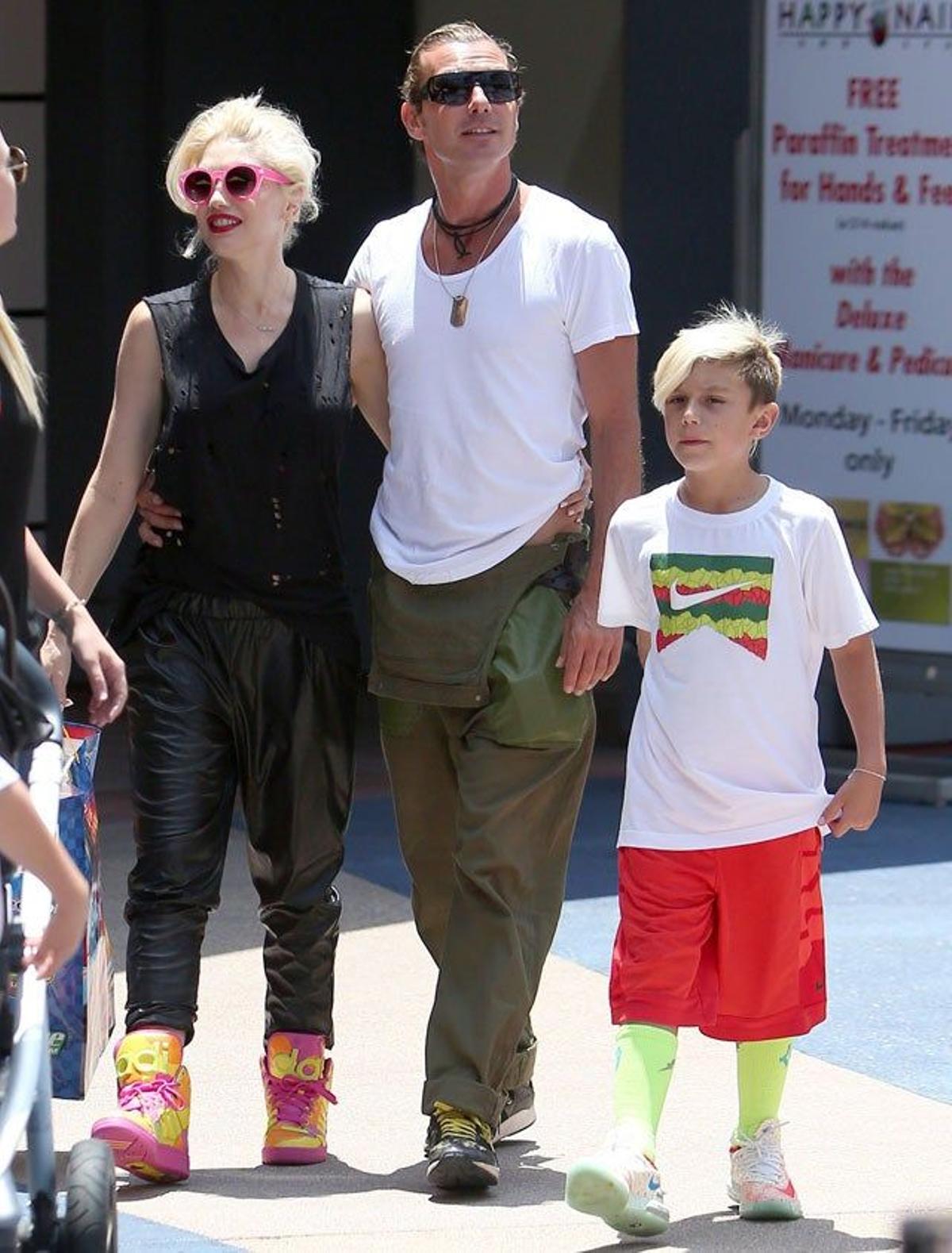 Gwen Stefani, Gavin Rossdale y Kingston