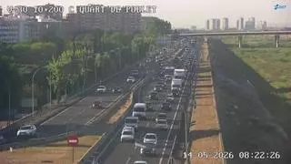 Tres incidentes en la pista de Ademuz complican la salida de València este jueves