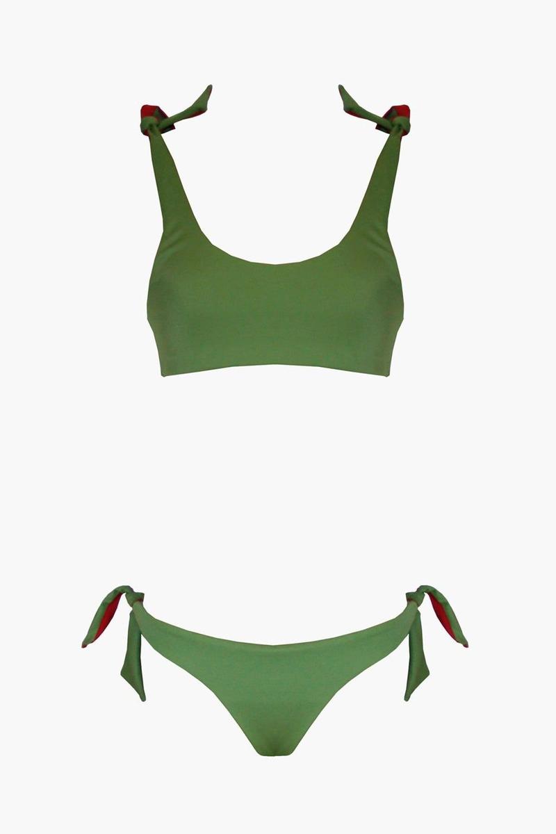 Bikini verde caqui de Naïve (Precio: 41,93 euros)