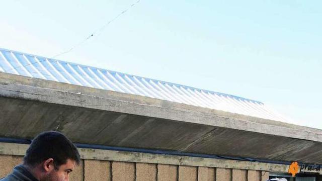 Zona donde se realizarán las obras, detrás del edificio. // A. Hernández