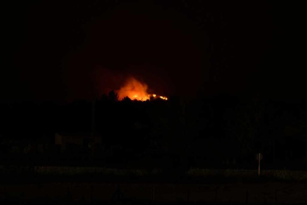 Feuer bei Pollença