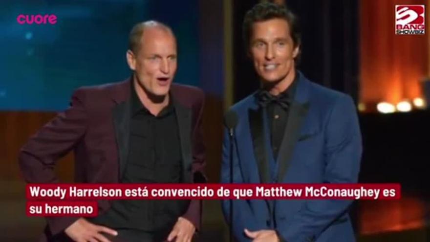 Woody Harrelson quiere hacerse las pruebas de ADN con Matthew McConaughey