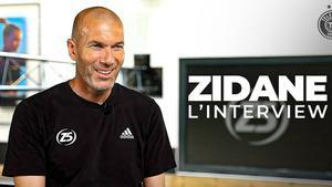 Zidane, durante la entrevista que concedió a ’Telefoot’ de la TF1 francesa.