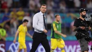 Shevchenko con la selección ucraniana de fútbol