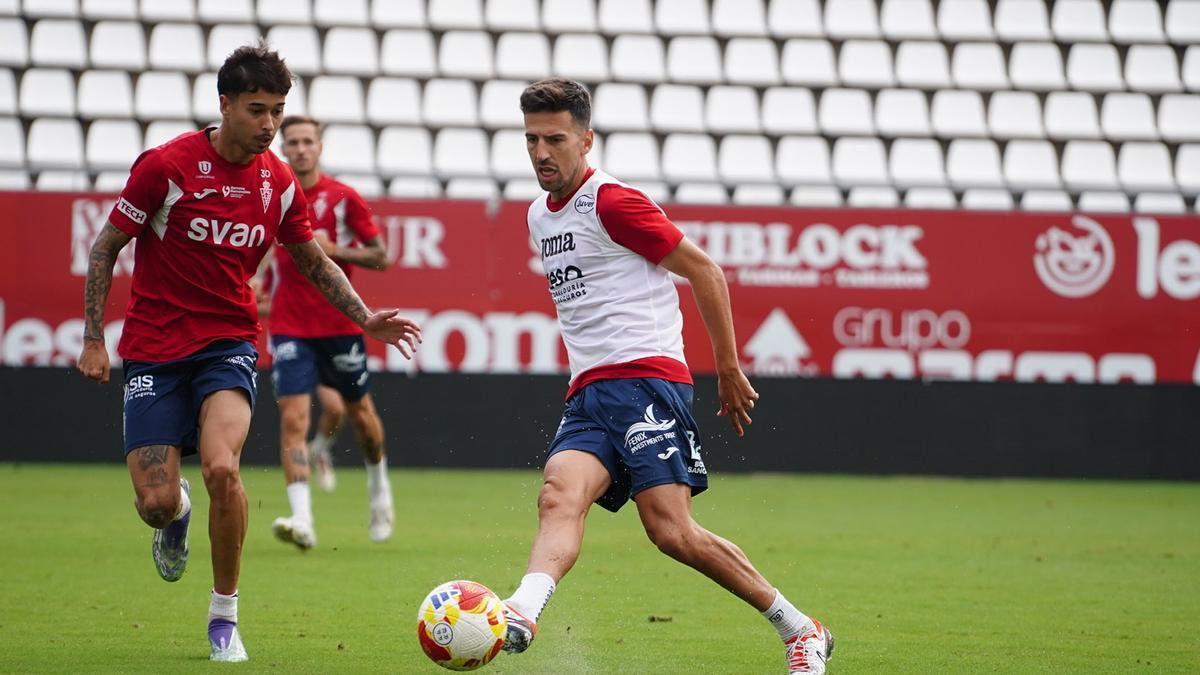 Palmberg y Juan Carlos Real competirán por un puesto en el ataque grana.