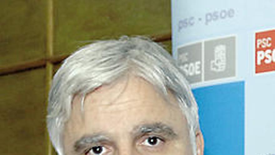 José Miguel Pérez, ayer.